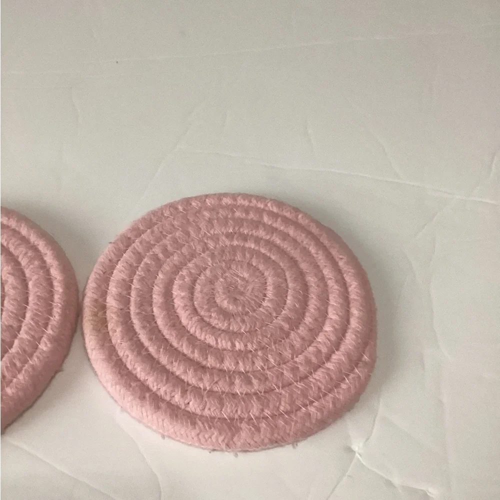 Pink Coasters Set of 2